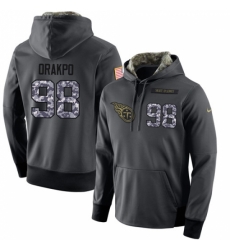 NFL Mens Nike Tennessee Titans 98 Brian Orakpo Stitched Black Anthracite Salute to Service Player Performance Hoodie NFL Mens Nike Tennessee Titans 98 Brian Orakpo Stitched Black Anthracite Salute to Service Player Performance Hoodie