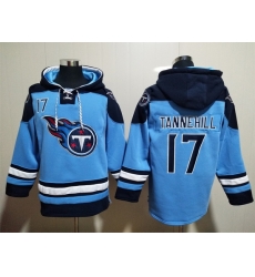 Tennessee Titans Light Blue Sitched Pullover Hoodie #17 Ryan Tannehill Tennessee Titans Light Blue Sitched Pullover Hoodie #17 Ryan Tannehill