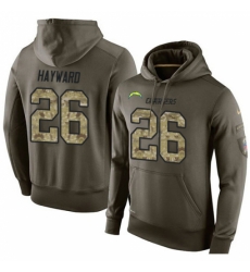 NFL Nike Los Angeles Chargers 26 Casey Hayward Green Salute To Service Mens Pullover Hoodie NFL Nike Los Angeles Chargers 26 Casey Hayward Green Salute To Service Mens Pullover Hoodie