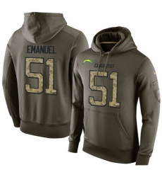 NFL Nike Los Angeles Chargers 51 Kyle Emanuel Green Salute To Service Mens Pullover Hoodie NFL Nike Los Angeles Chargers 51 Kyle Emanuel Green Salute To Service Mens Pullover Hoodie
