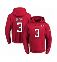 Football Mens Atlanta Falcons 3 Matt Bryant Red Name Number Pullover Hoodie Football Mens Atlanta Falcons 3 Matt Bryant Red Name Number Pullover Hoodie