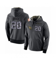 Football Mens Arizona Cardinals 20 Tramaine Brock Stitched Black Anthracite Salute to Service Player Performance Hoodie Football Mens Arizona Cardinals 20 Tramaine Brock Stitched Black Anthracite Salute to Service Player Performance Hoodie