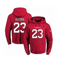 Football Mens Arizona Cardinals 23 Robert Alford Red Name Number Pullover Hoodie Football Mens Arizona Cardinals 23 Robert Alford Red Name Number Pullover Hoodie