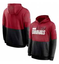 Men Arizona Cardinals Nike Sideline Impact Lockup Performance Pullover Hoodie Cardinal Black Men Arizona Cardinals Nike Sideline Impact Lockup Performance Pullover Hoodie Cardinal Black