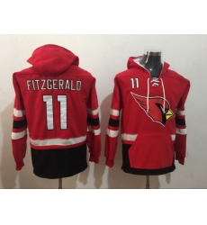 Men Nike Arizona Cardinals Larry Fitzgerald 11 NFL Winter Thick Hoodie Men Nike Arizona Cardinals Larry Fitzgerald 11 NFL Winter Thick Hoodie
