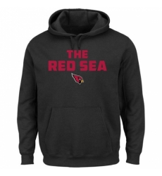 NFL Arizona Cardinals Majestic Hot Phrase Pullover Hoodie Black NFL Arizona Cardinals Majestic Hot Phrase Pullover Hoodie Black