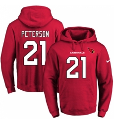 NFL Mens Nike Arizona Cardinals 21 Patrick Peterson Red Name Number Pullover Hoodie NFL Mens Nike Arizona Cardinals 21 Patrick Peterson Red Name Number Pullover Hoodie