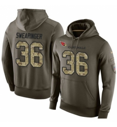 NFL Nike Arizona Cardinals 36 D J Swearinger Green Salute To Service Mens Pullover Hoodie NFL Nike Arizona Cardinals 36 D J Swearinger Green Salute To Service Mens Pullover Hoodie