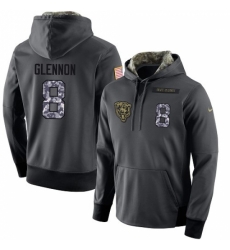 NFL Mens Nike Chicago Bears 8 Mike Glennon Stitched Black Anthracite Salute to Service Player Performance Hoodie NFL Mens Nike Chicago Bears 8 Mike Glennon Stitched Black Anthracite Salute to Service Player Performance Hoodie
