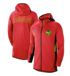 Men Nike Atlanta Hawks Red Authentic Showtime Therma Flex Performance Full Zip Hoodie Men Nike Atlanta Hawks Red Authentic Showtime Therma Flex Performance Full Zip Hoodie