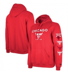 Men Chicago Bulls Red 2023 24 City Edition Pullover Hoodie Men Chicago Bulls Red 2023 24 City Edition Pullover Hoodie