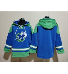Men Dallas Mavericks Blank Royal Ageless Must Have Lace Up Pullover Hoodie Men Dallas Mavericks Blank Royal Ageless Must Have Lace Up Pullover Hoodie