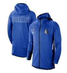 Men Nike Dallas Mavericks Blue Authentic Showtime Therma Flex Performance Full Zip Hoodie Men Nike Dallas Mavericks Blue Authentic Showtime Therma Flex Performance Full Zip Hoodie