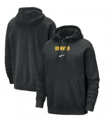 Men Denver Nuggets Black 2023 24 City Edition Essential Club Pullover Hoodie Men Denver Nuggets Black 2023 24 City Edition Essential Club Pullover Hoodie