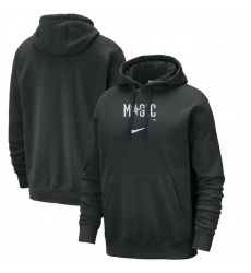 Men Orlando Magic Black 2023 24 City Edition Essential Club Pullover Hoodie Men Orlando Magic Black 2023 24 City Edition Essential Club Pullover Hoodie