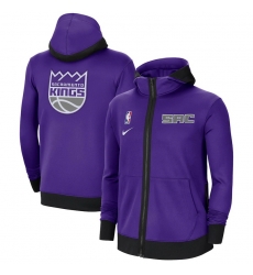 Men Nike Sacramento Kings Purple Authentic Showtime Performance Full Zip Hoodie Jacket Men Nike Sacramento Kings Purple Authentic Showtime Performance Full Zip Hoodie Jacket