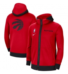 Men Nike Toronto Raptors Red Authentic Showtime Performance Full Zip Hoodie Jacket Men Nike Toronto Raptors Red Authentic Showtime Performance Full Zip Hoodie Jacket