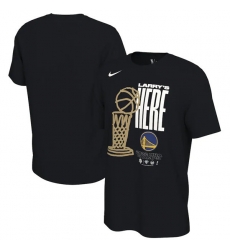 Men's Golden State Warriors 2021-2022 Black NBA Finals Champions Trophy Celebration T-Shirt Men's Golden State Warriors 2021-2022 Black NBA Finals Champions Trophy Celebration T-Shirt