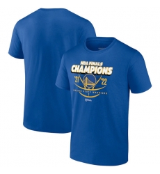 Men's Golden State Warriors 2021-2022 Royal NBA Finals Champions Lead The Change T-Shirt Men's Golden State Warriors 2021-2022 Royal NBA Finals Champions Lead The Change T-Shirt