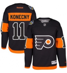 Flyers #11 Travis Konecny Black 2017 Stadium Series Stitched NHL Jersey Flyers #11 Travis Konecny Black 2017 Stadium Series Stitched NHL Jersey