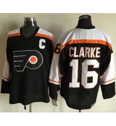 Flyers #16 Bobby Clarke Black CCM Throwback Stitched NHL Jersey Flyers #16 Bobby Clarke Black CCM Throwback Stitched NHL Jersey