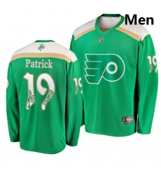 Flyers 19 Nolan Patrick Green 2019 St Patrick Day Adidas Jersey Flyers 19 Nolan Patrick Green 2019 St Patrick Day Adidas Jersey