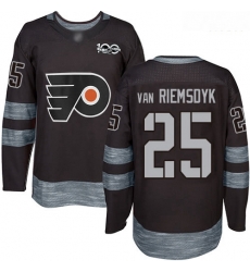 Flyers #25 James Van Riemsdyk Black 1917 2017 100th Anniversary Stitched Hockey Jersey Flyers #25 James Van Riemsdyk Black 1917 2017 100th Anniversary Stitched Hockey Jersey