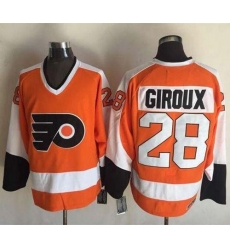 Flyers #28 Claude Giroux Orange CCM Throwback Stitched NHL Jersey Flyers #28 Claude Giroux Orange CCM Throwback Stitched NHL Jersey