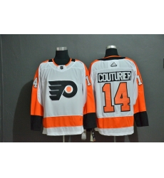 Men Philadelphia Flyers 14 Sean Couturier White Adidas Jersey Men Philadelphia Flyers 14 Sean Couturier White Adidas Jersey