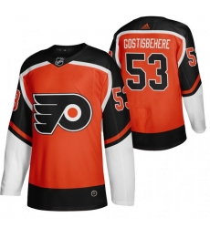 Men Philadelphia Flyers 53 Shayne Gostisbehere Orange Adidas 2020 21 Reverse Retro Alternate NHL Jersey Men Philadelphia Flyers 53 Shayne Gostisbehere Orange Adidas 2020 21 Reverse Retro Alternate NHL Jersey