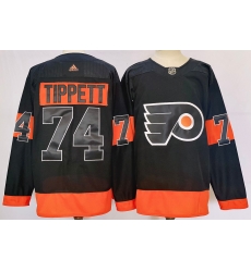 Men Philadelphia Flyers 74 Owen Tippett Black Alternate Authentic Jersey Men Philadelphia Flyers 74 Owen Tippett Black Alternate Authentic Jersey