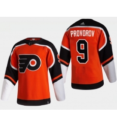 Men Philadelphia Flyers 9 Ivan Provorov Orange Reverse Retro Stitched NHL Jersey Men Philadelphia Flyers 9 Ivan Provorov Orange Reverse Retro Stitched NHL Jersey