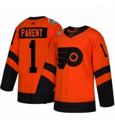Mens Adidas Philadelphia Flyers 1 Bernie Parent Orange Authentic 2019 Stadium Series Stitched NHL Jersey Mens Adidas Philadelphia Flyers 1 Bernie Parent Orange Authentic 2019 Stadium Series Stitched NHL Jersey