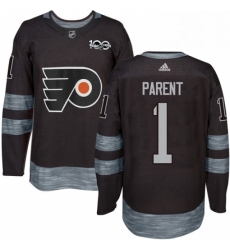 Mens Adidas Philadelphia Flyers 1 Bernie Parent Premier Black 1917 2017 100th Anniversary NHL Jersey Mens Adidas Philadelphia Flyers 1 Bernie Parent Premier Black 1917 2017 100th Anniversary NHL Jersey
