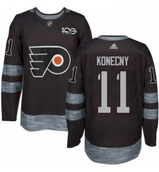 Mens Adidas Philadelphia Flyers 11 Travis Konecny Premier Black 1917 2017 100th Anniversary NHL Jersey Mens Adidas Philadelphia Flyers 11 Travis Konecny Premier Black 1917 2017 100th Anniversary NHL Jersey