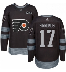 Mens Adidas Philadelphia Flyers 17 Wayne Simmonds Authentic Black 1917 2017 100th Anniversary NHL Jersey Mens Adidas Philadelphia Flyers 17 Wayne Simmonds Authentic Black 1917 2017 100th Anniversary NHL Jersey