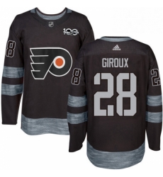 Mens Adidas Philadelphia Flyers 28 Claude Giroux Authentic Black 1917 2017 100th Anniversary NHL Jersey Mens Adidas Philadelphia Flyers 28 Claude Giroux Authentic Black 1917 2017 100th Anniversary NHL Jersey