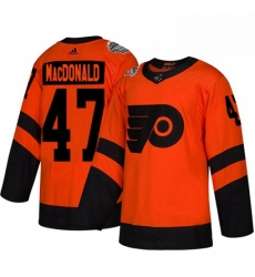 Mens Adidas Philadelphia Flyers 47 Andrew MacDonald Orange Authentic 2019 Stadium Series Stitched NHL Jersey Mens Adidas Philadelphia Flyers 47 Andrew MacDonald Orange Authentic 2019 Stadium Series Stitched NHL Jersey