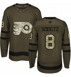 Mens Adidas Philadelphia Flyers 8 Dave Schultz Premier Green Salute to Service NHL Jersey Mens Adidas Philadelphia Flyers 8 Dave Schultz Premier Green Salute to Service NHL Jersey
