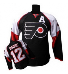 Philadelphia Flyers 12 Simon Gagne A Patch Black Philadelphia Flyers 12 Simon Gagne A Patch Black