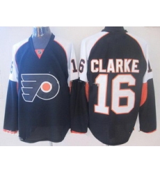 Philadelphia Flyers 16 Bobby Clarke Black Hockey Jersey Philadelphia Flyers 16 Bobby Clarke Black Hockey Jersey