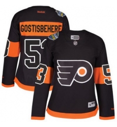 Flyers #53 Shayne Gostisbehere Black 2017 Stadium Series Womens Stitched NHL Jersey Flyers #53 Shayne Gostisbehere Black 2017 Stadium Series Womens Stitched NHL Jersey
