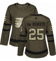 Womens Adidas Philadelphia Flyers 25 James Van Riemsdyk Authentic Green Salute to Service NHL Jersey Womens Adidas Philadelphia Flyers 25 James Van Riemsdyk Authentic Green Salute to Service NHL Jersey