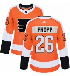 Womens Adidas Philadelphia Flyers 26 Brian Propp Premier Orange Home NHL Jersey Womens Adidas Philadelphia Flyers 26 Brian Propp Premier Orange Home NHL Jersey