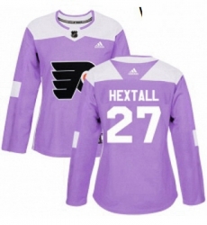 Womens Adidas Philadelphia Flyers 27 Ron Hextall Authentic Purple Fights Cancer Practice NHL Jersey Womens Adidas Philadelphia Flyers 27 Ron Hextall Authentic Purple Fights Cancer Practice NHL Jersey