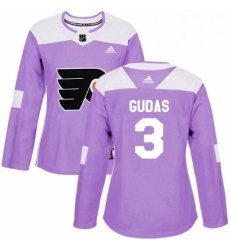 Womens Adidas Philadelphia Flyers 3 Radko Gudas Authentic Purple Fights Cancer Practice NHL Jersey Womens Adidas Philadelphia Flyers 3 Radko Gudas Authentic Purple Fights Cancer Practice NHL Jersey