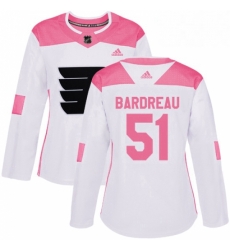 Womens Adidas Philadelphia Flyers 51 Cole Bardreau Authentic WhitePink Fashion NHL Jersey Womens Adidas Philadelphia Flyers 51 Cole Bardreau Authentic WhitePink Fashion NHL Jersey