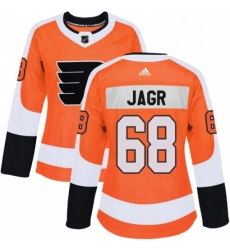 Womens Adidas Philadelphia Flyers 68 Jaromir Jagr Premier Orange Home NHL Jersey Womens Adidas Philadelphia Flyers 68 Jaromir Jagr Premier Orange Home NHL Jersey