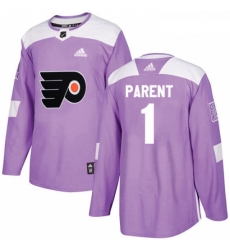 Youth Adidas Philadelphia Flyers 1 Bernie Parent Authentic Purple Fights Cancer Practice NHL Jersey Youth Adidas Philadelphia Flyers 1 Bernie Parent Authentic Purple Fights Cancer Practice NHL Jersey