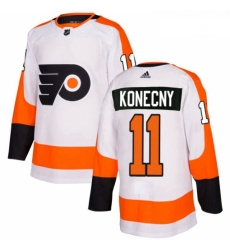 Youth Adidas Philadelphia Flyers 11 Travis Konecny Authentic White Away NHL Jersey Youth Adidas Philadelphia Flyers 11 Travis Konecny Authentic White Away NHL Jersey